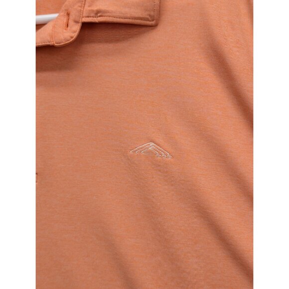 Peter Millar Summer Comfort Polo Mens XL Nanea Golf Club Lightweight Orange - Picture 5 of 12